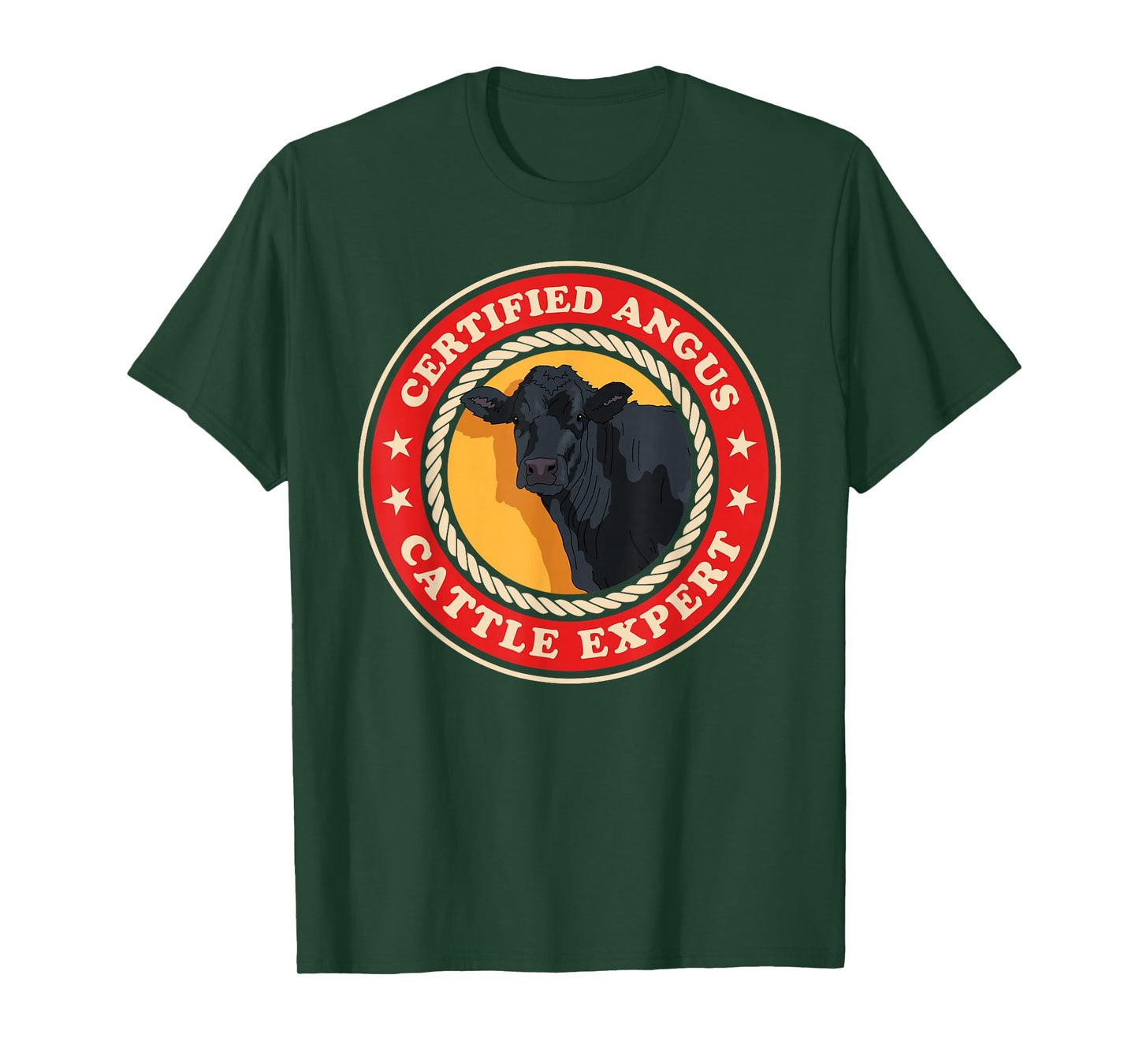 Angus Cattle Expert | Black Angus Cow T-Shirt