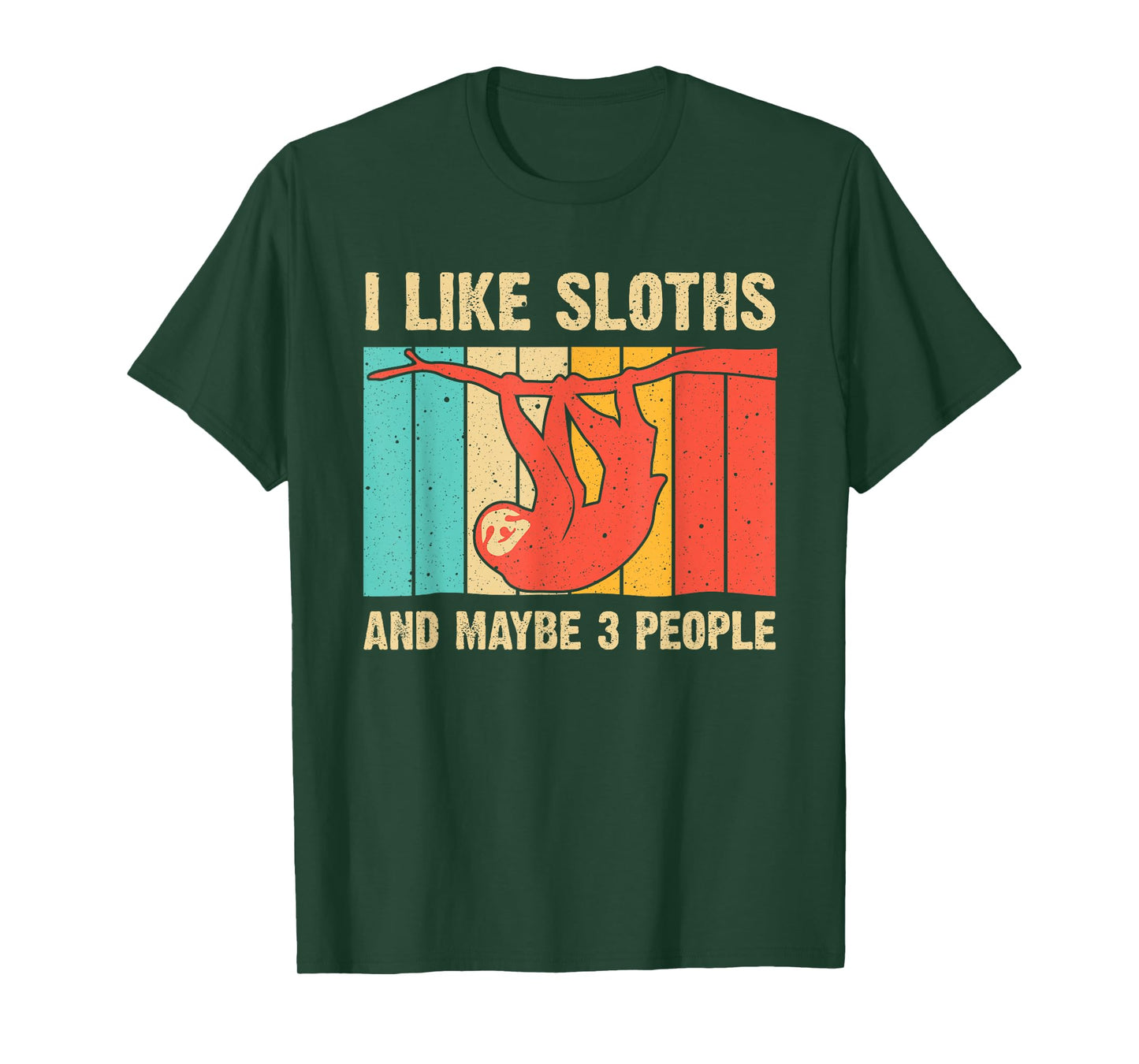 Funny Sloth Design For Sloth Lover Men Women Kids Introvert T-Shirt