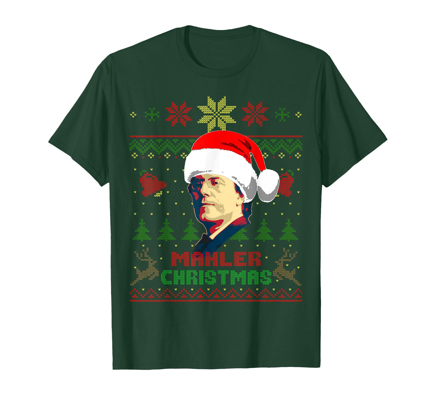 Gustav Mahler Funny Christmas T-Shirt