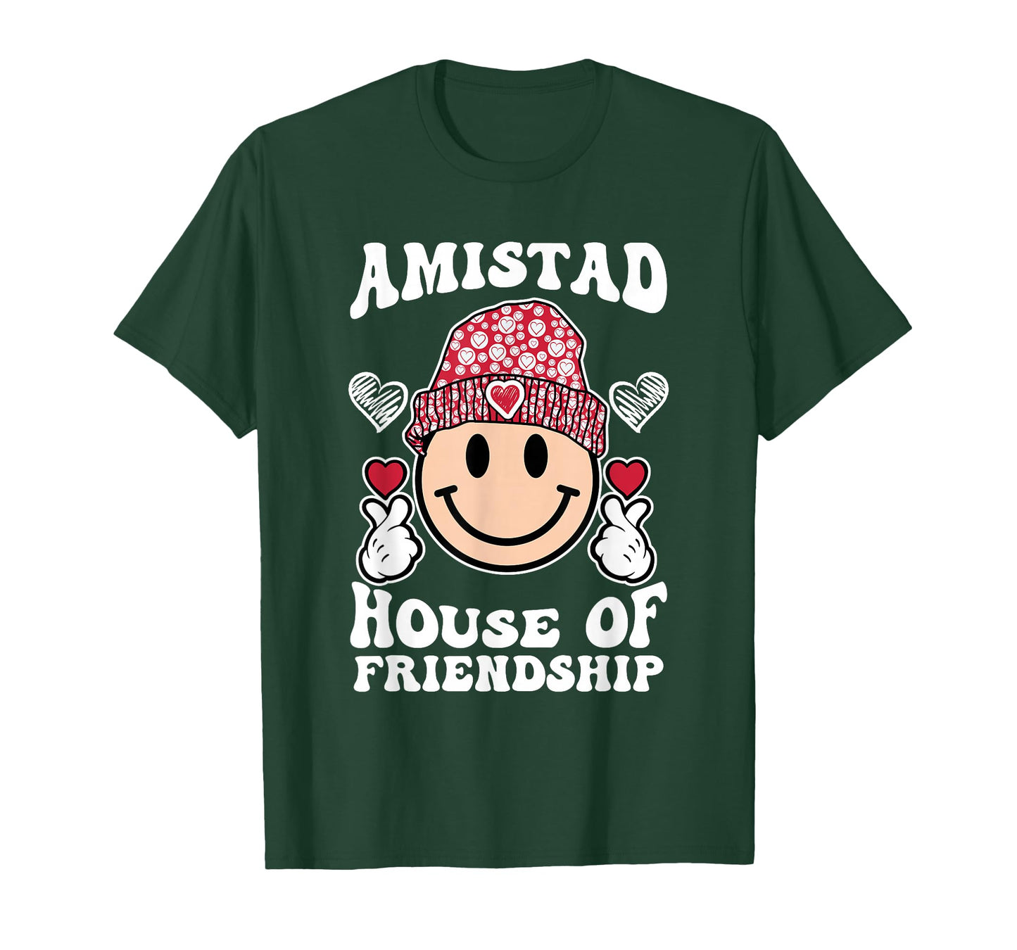 Amistad House Of Friendship Friendly School Spirit Kids T-Shirt
