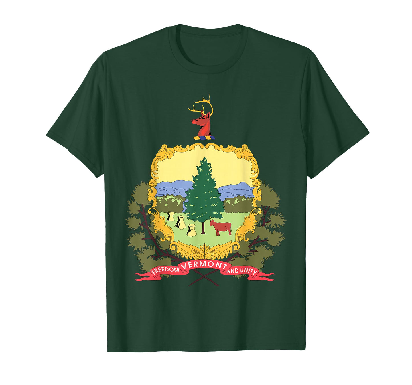 Vermont VT state Flag T-shirt Tee Tees T Shirt Tshirt T-Shirt