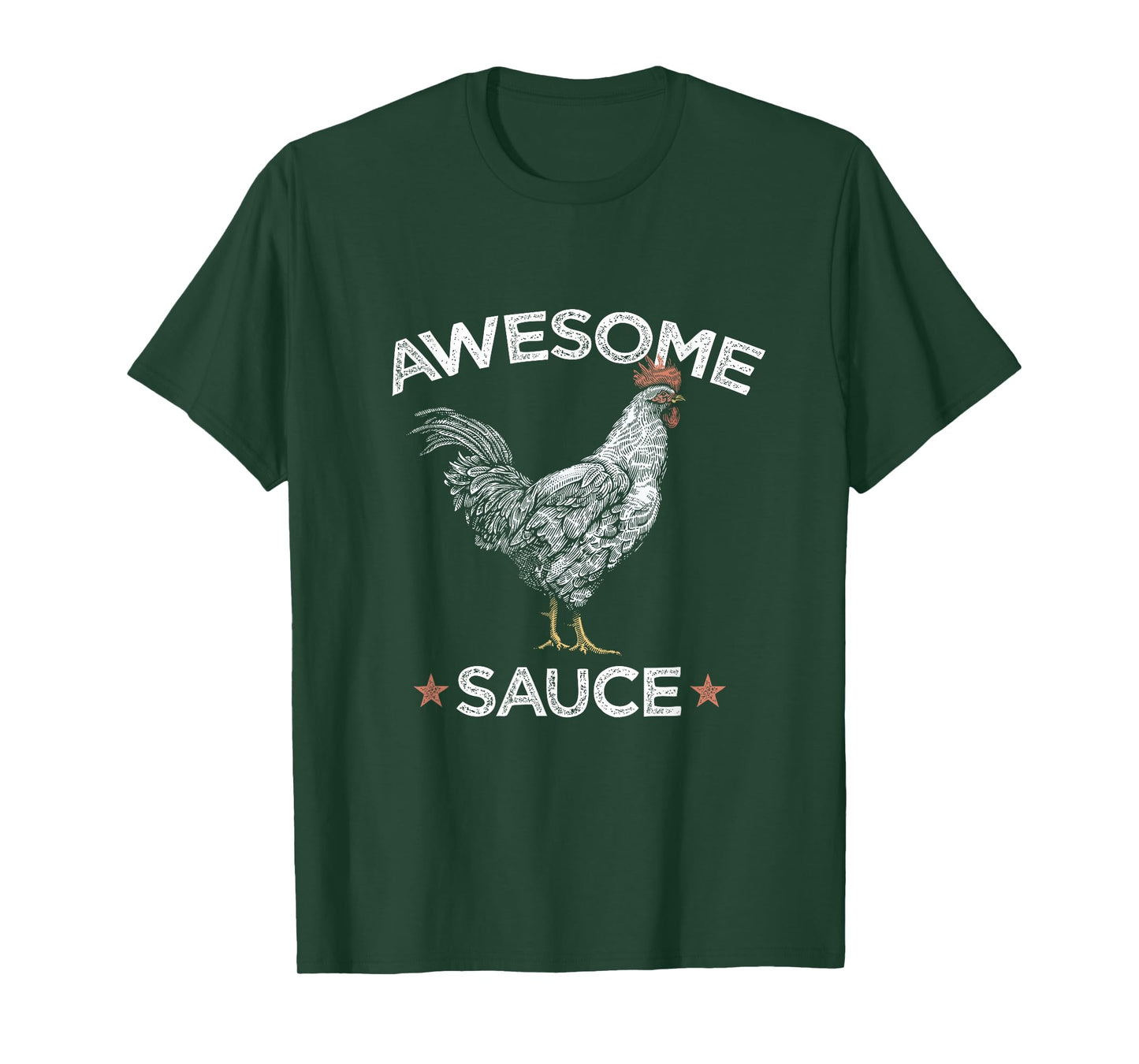Awesome Rooster Graphic T-Shirt