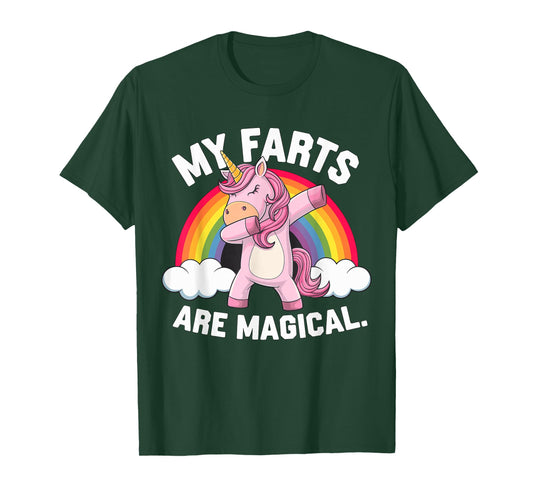 My Farts are Magical Dabbing Unicorn T-Shirt