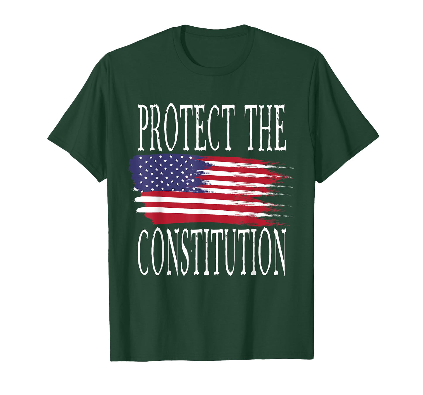 Protect The Constitution of The United States - US Flag T-Shirt