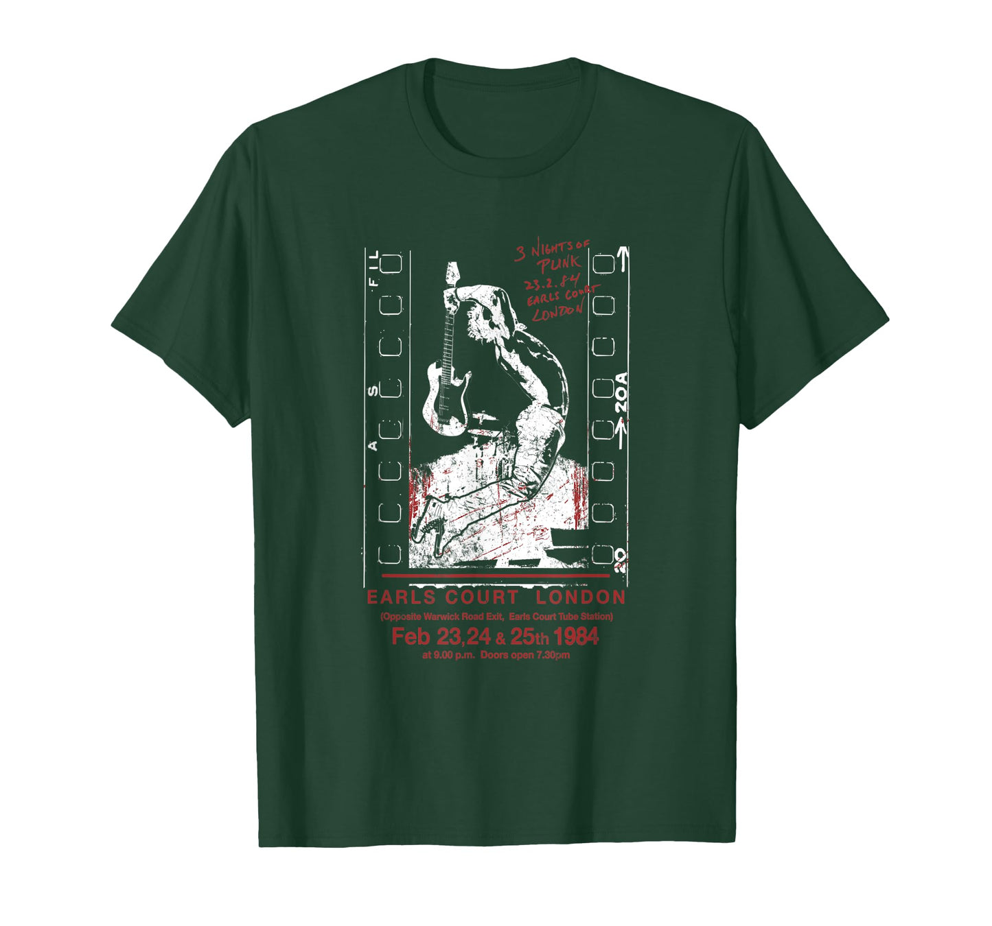 Punk Rock 80's Concert Retro Vintage T-Shirt