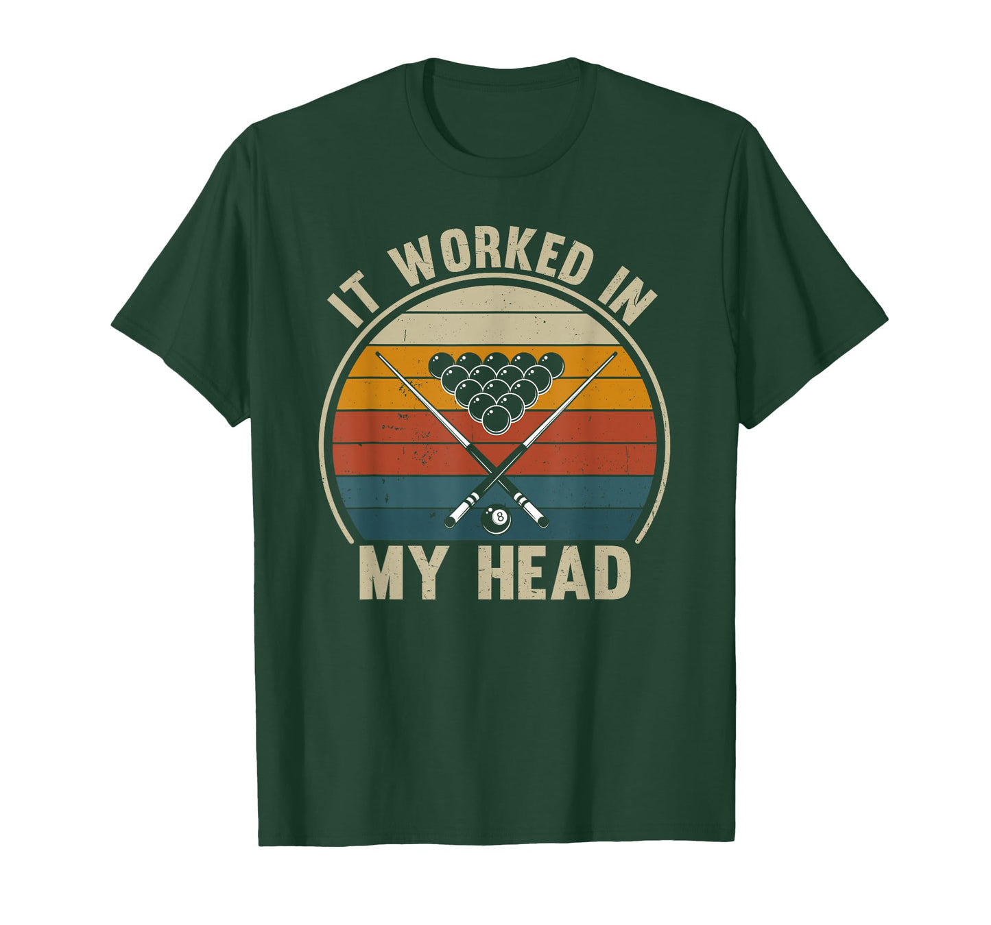 Funny Billiard Lover, Billiards Player Vintage Snooker T-Shirt