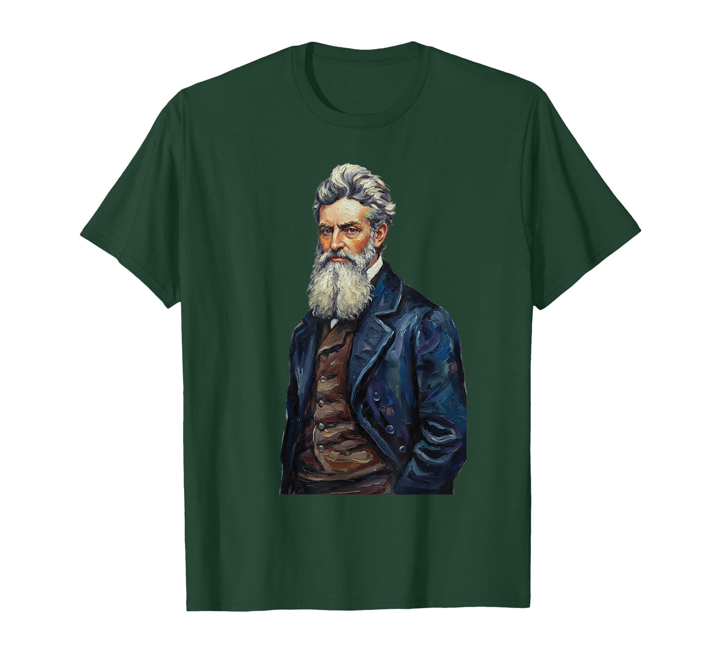 John Brown Abolitionist Vintage Historical Portrait Art T-Shirt