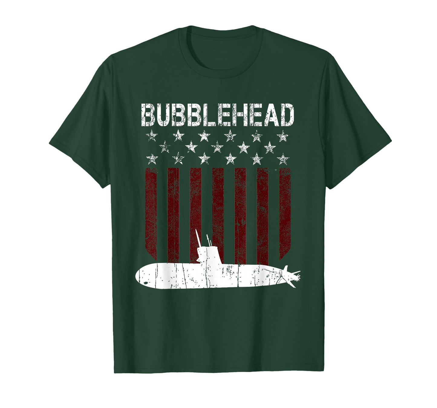 Bubblehead Submarine Veteran American Submariner T-Shirt