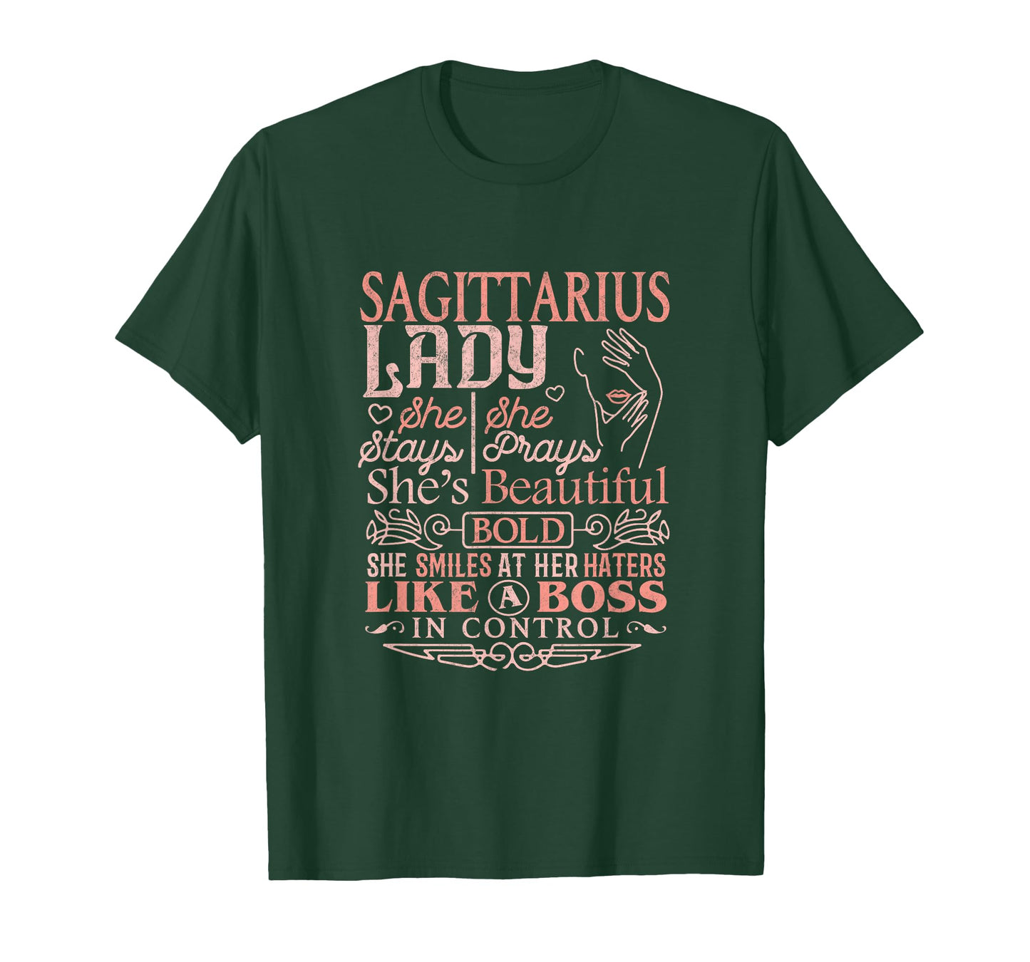 Sagittarius Lady Shirt Astrology Zodiac Sign Sagittarius T-Shirt