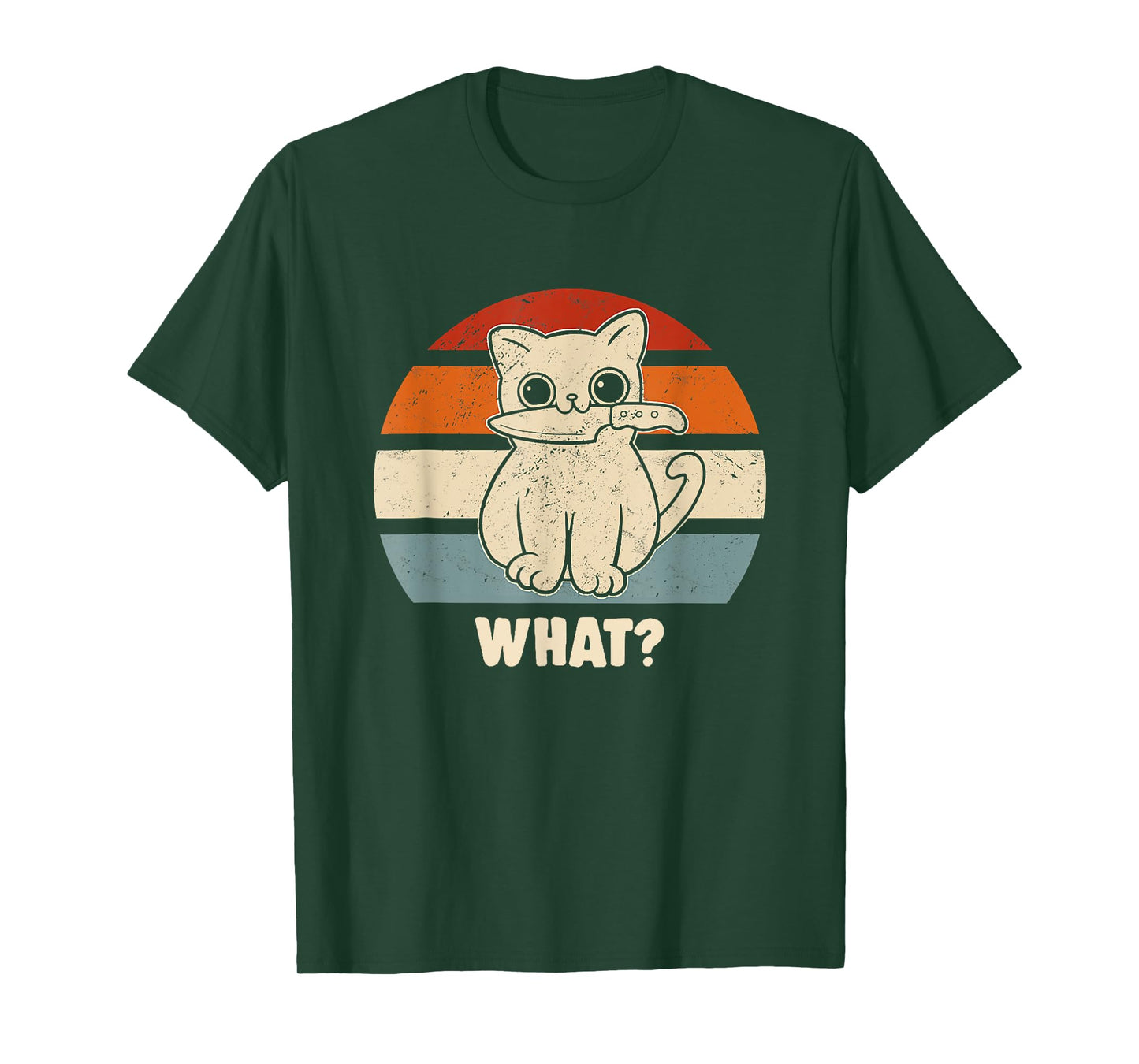 Retro What Cat Knife Meow Kitty Funny Cats Mom And Cat Dad T-Shirt for Men Women
