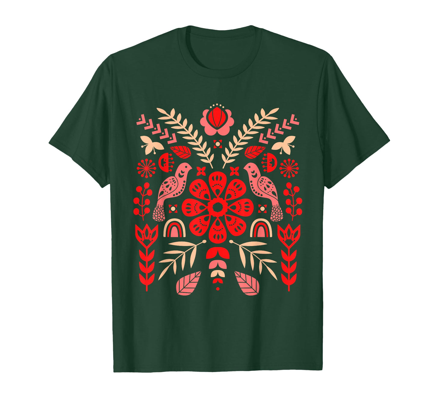 Ukrainian Birds | Vyshyvanka Style T-Shirt