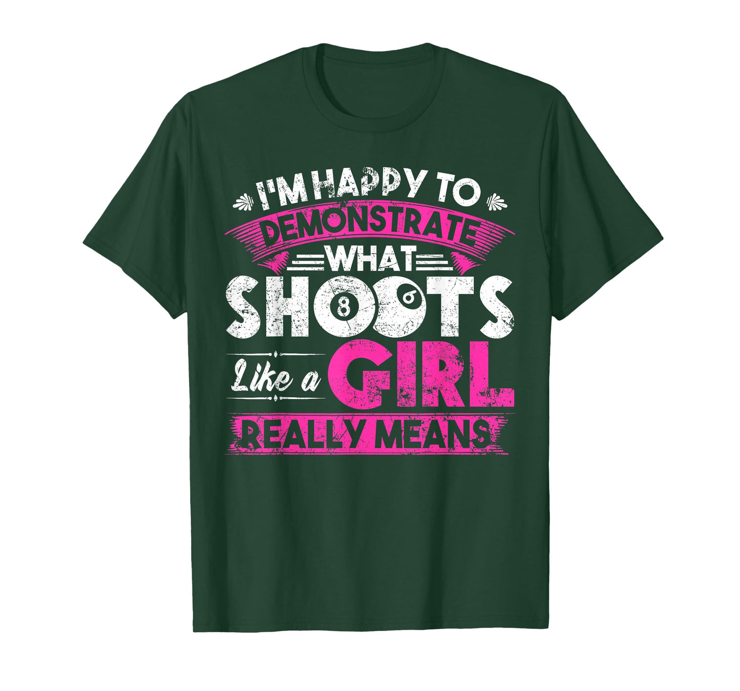 Cute Billiards Women Shirt Funny Gift for Girl Pool Player T-Shirt