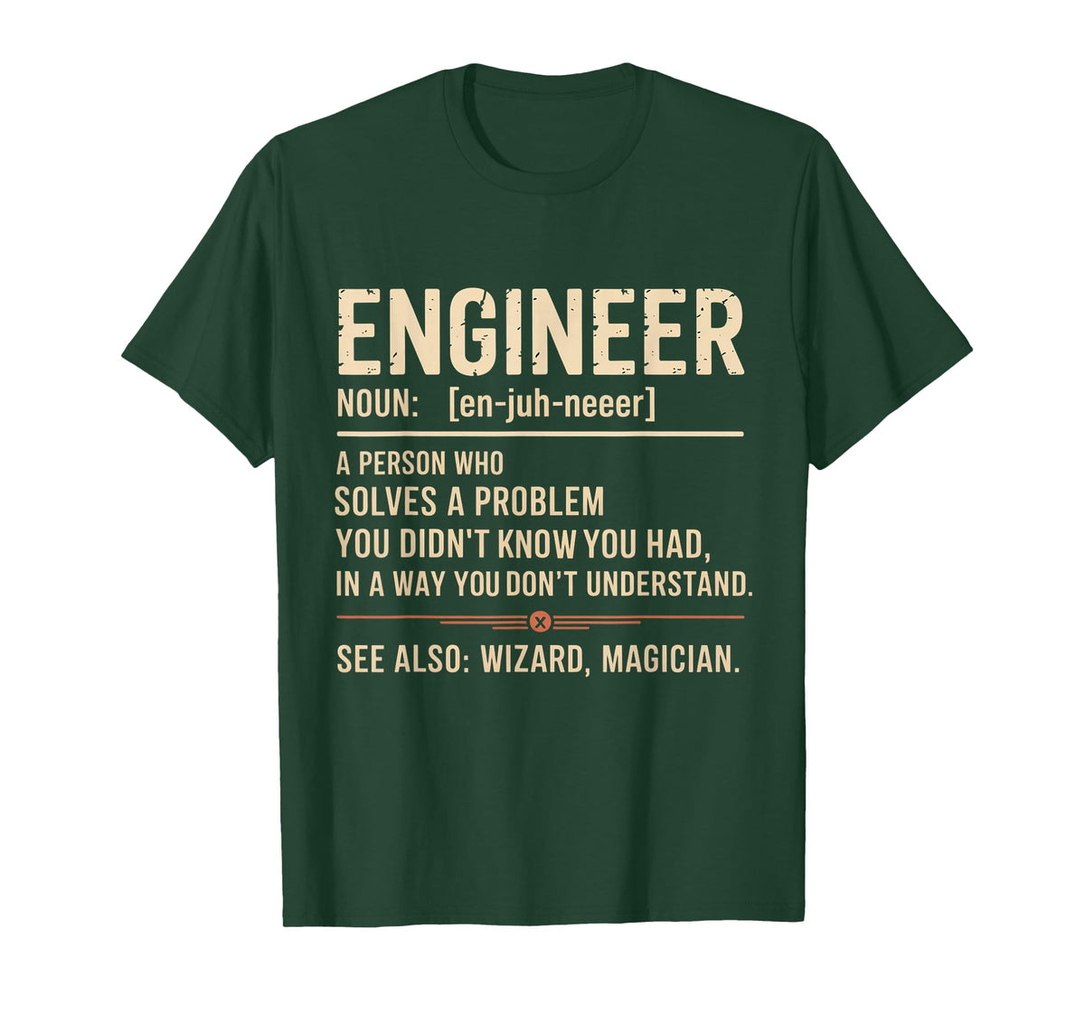 Exclusive Engineer Definition Engineering Design Tech Lovers T-Shirt