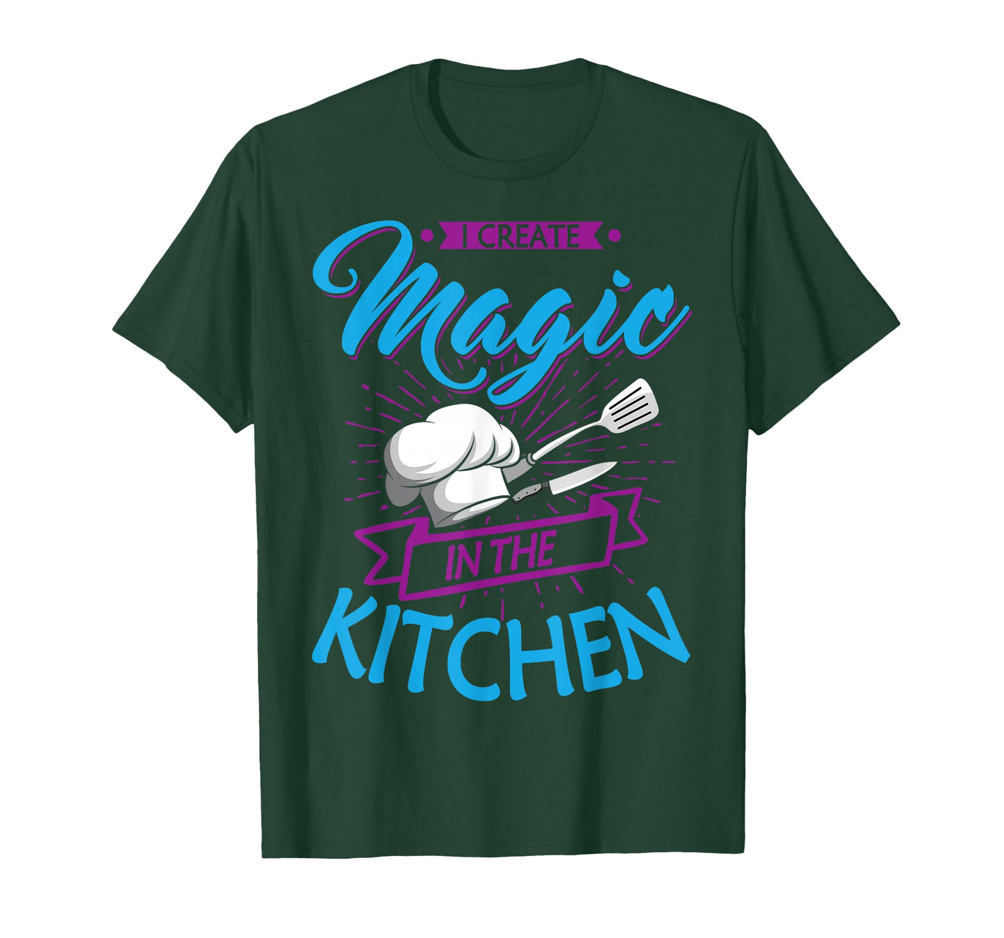 Chef Magic Kitchen Chief Cook Hat Culinary Sous-Chef Cuisine T-Shirt