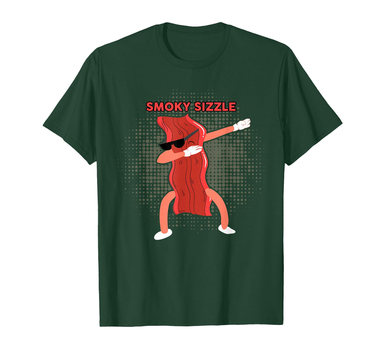 Smoky Sizzle Shirt Dabbing Bacon Shirt Funny Bacon Lover T-Shirt