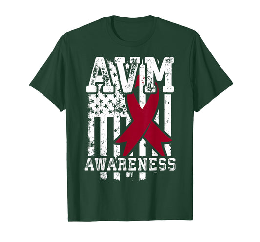 Arteriovenous Malformation T-Shirt AVM Awareness T Shirt T-Shirt