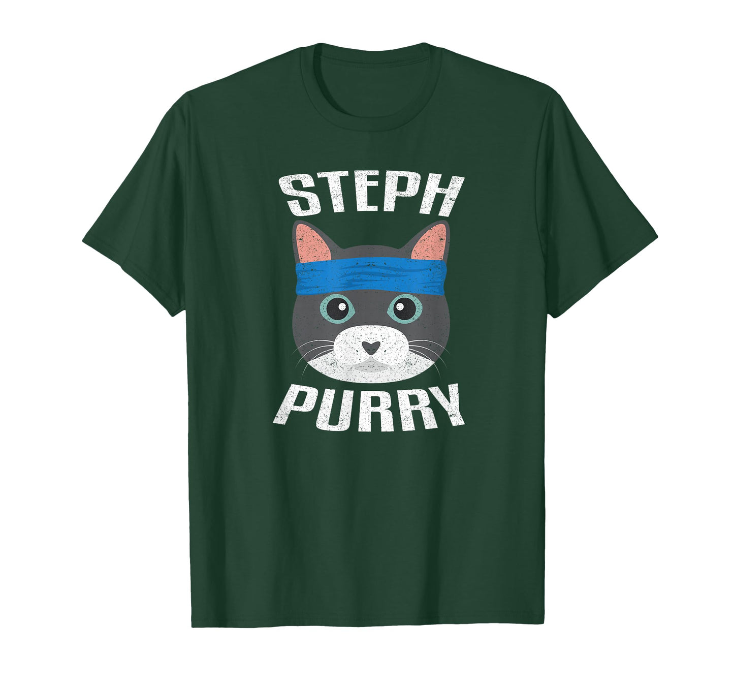 Steph Purry Cat - Funny Basketball Shirt T-Shirt
