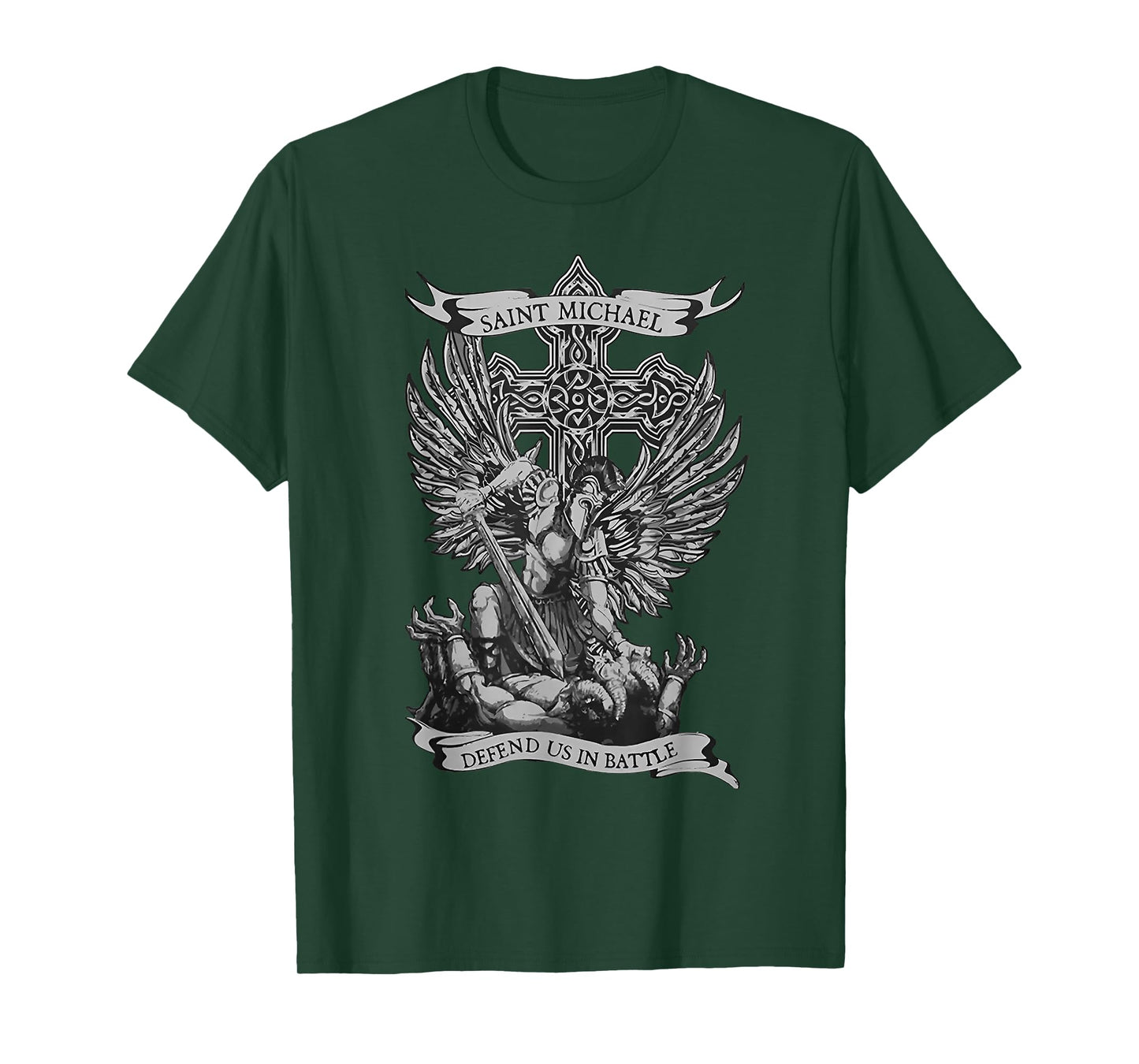Saint Michael Defend Us in Battle T-Shirt