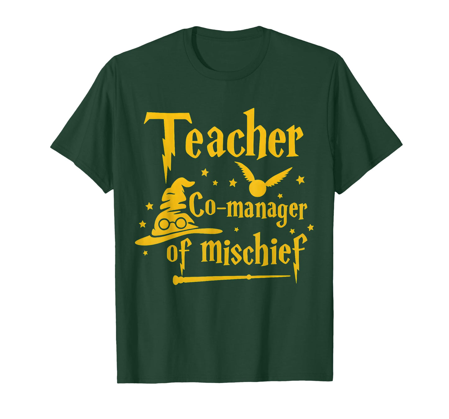 Magical Teacher Manager of Mischief Birthday Family Matching T-Shirt