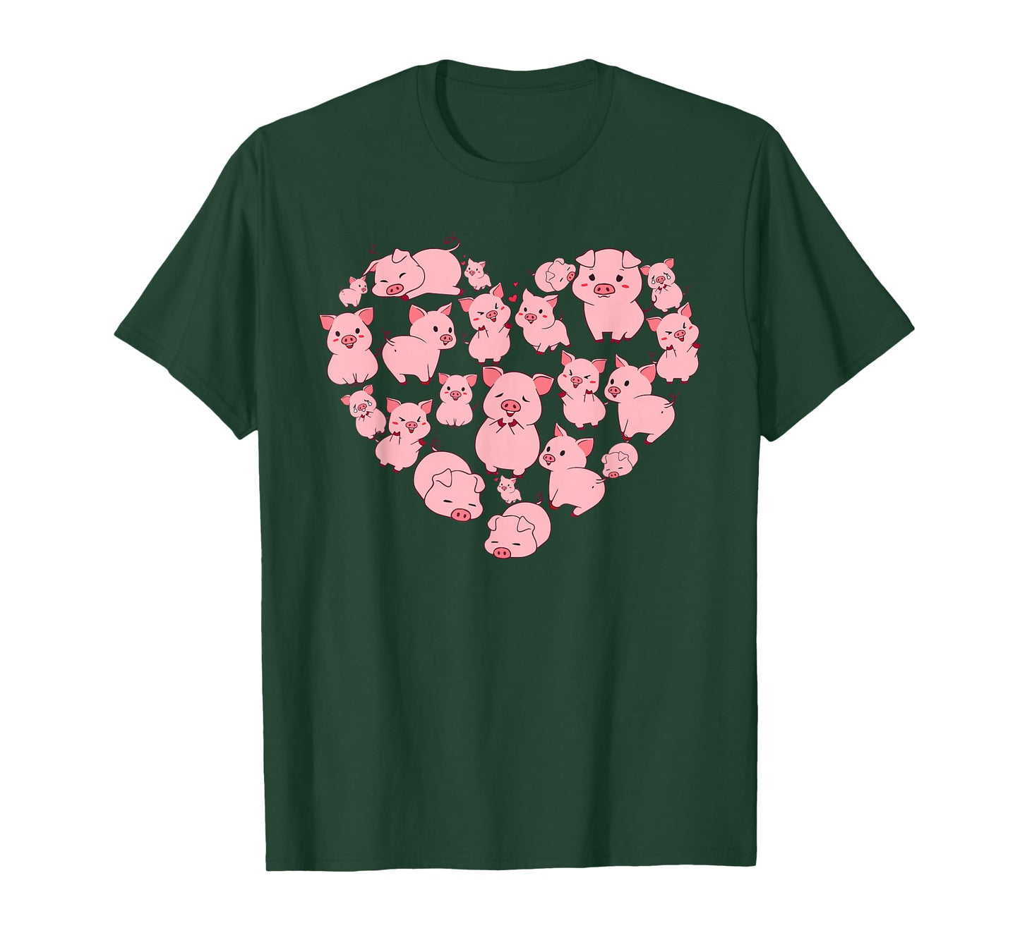 Cool Pig Art For Women Girls Unique Pig Animal Pig Lover T-Shirt
