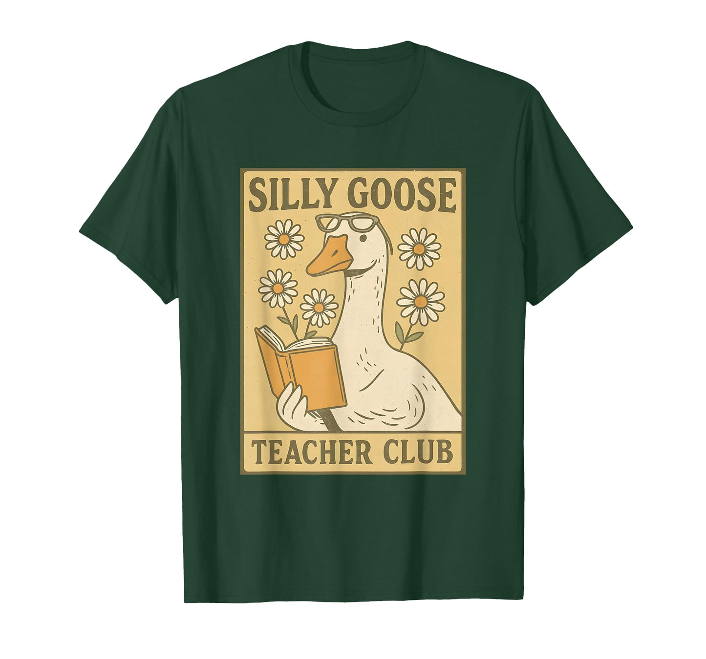 Silly Goose Teacher Club Funny Back to School First Day T-Shirt