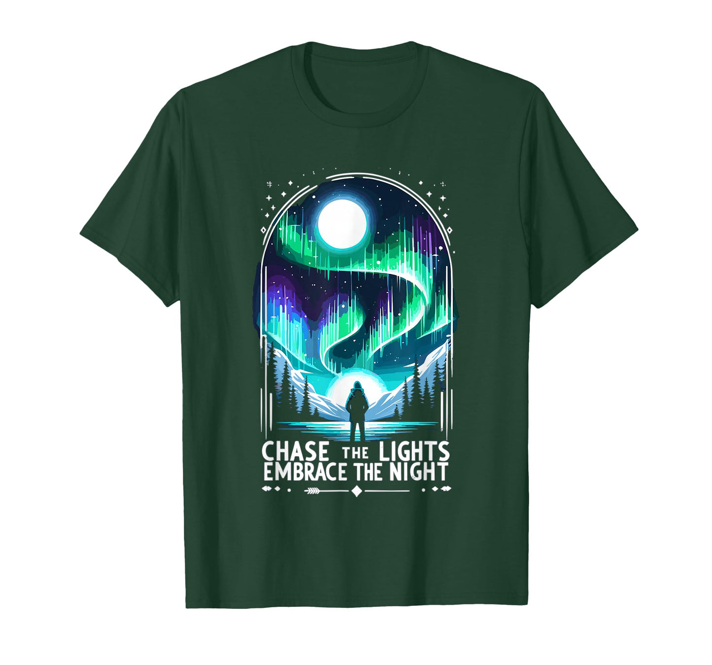 Polar Light Aurora Chaser Alaska Wilderness aurora borealis T-Shirt