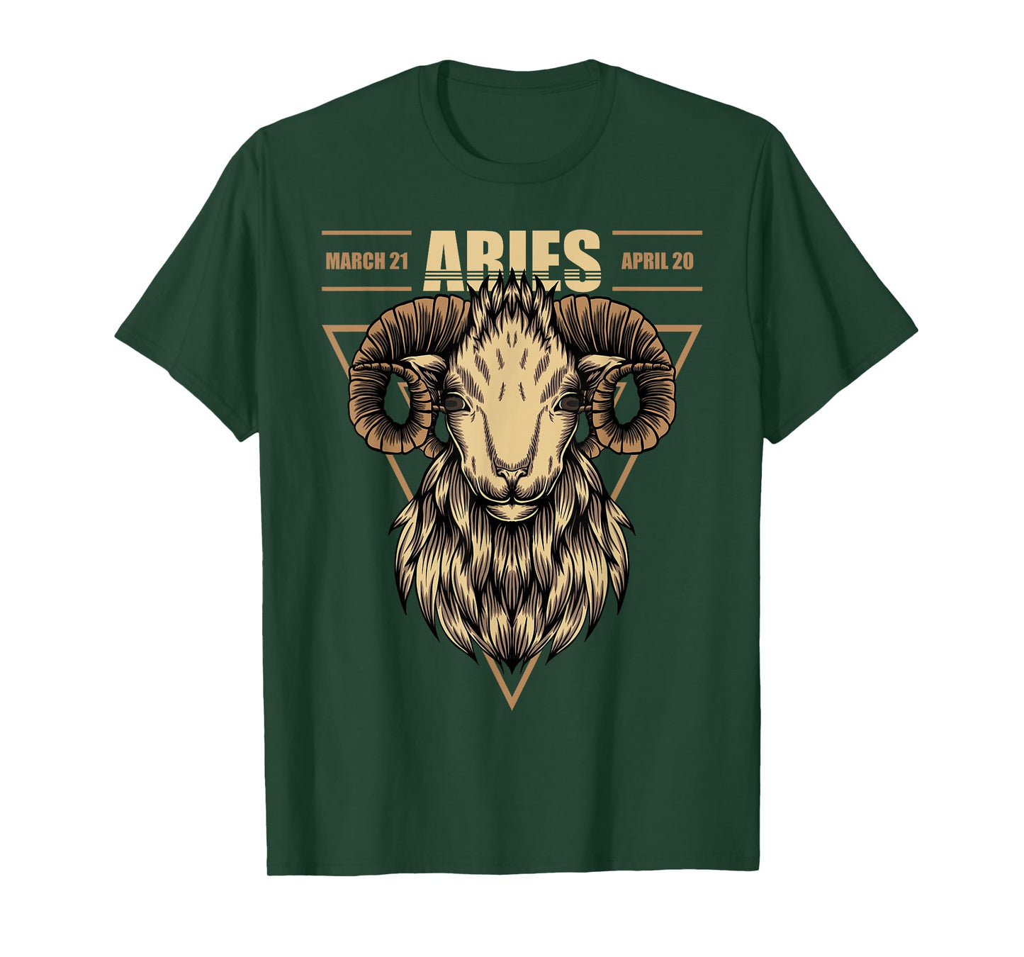 Aries Ram Zodiac Sign Symbol Astrology Dates T-Shirt T-Shirt