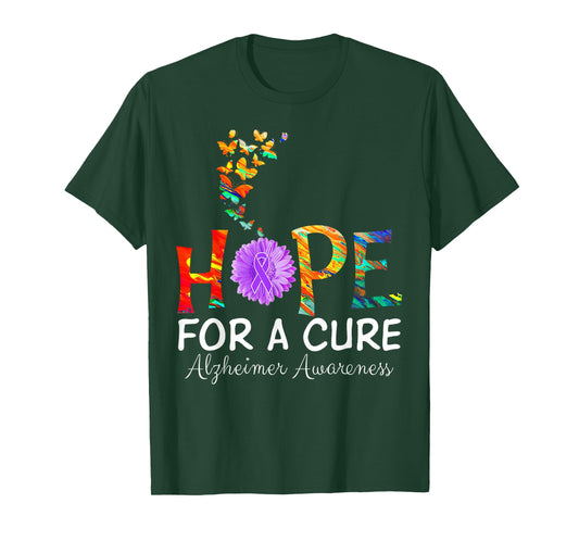 Alzheimer's Awareness Shirt Hope for a Cure Classic Gift T-Shirt