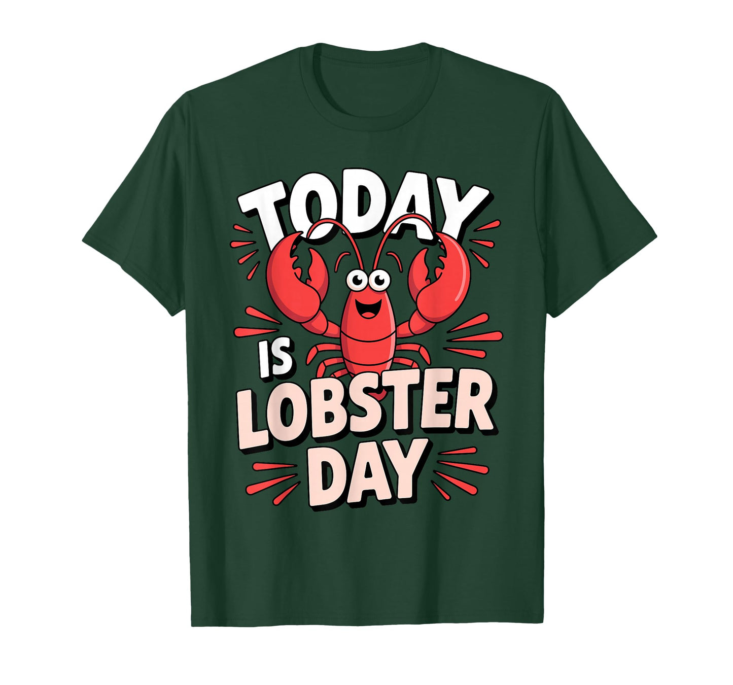 Cool Lobster Art for Men Women Kids Seafood Lobster Lover T-Shirt