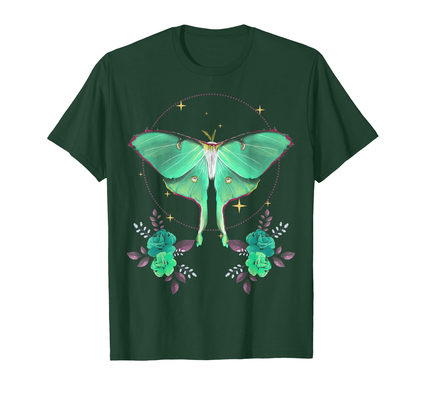Cute Luna Moth Beautiful Butterfly Insect Lover Themed T-Shirt