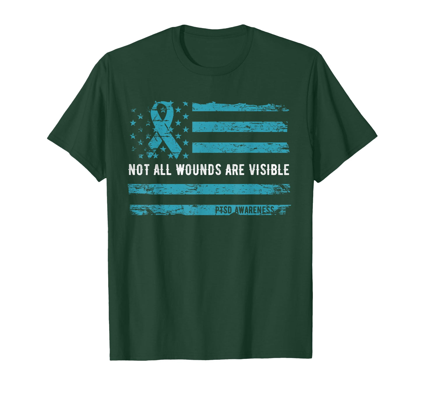PTSD Awareness Not All Wounds are Visible for Veteran Shirt T-Shirt