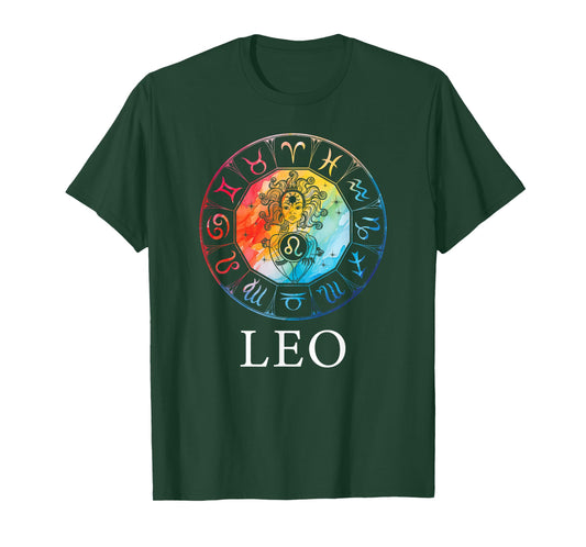 Leo Zodiac Sign Leo Birthday Leo Astrology T-Shirt