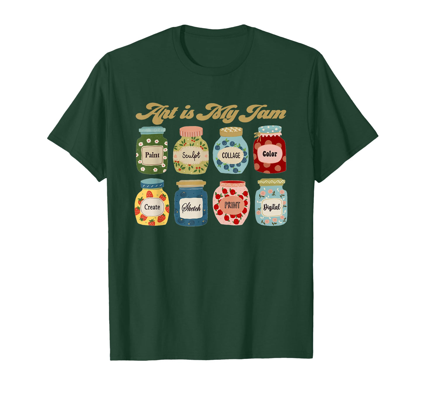 Art is My Jam Art Teacher Specials Team Steam Teacher T-Shirt