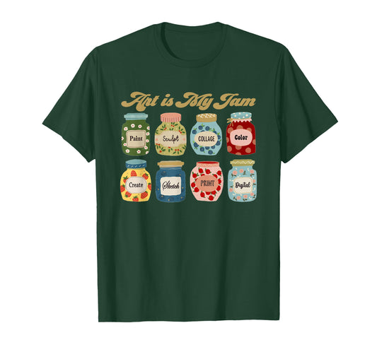 Art is My Jam Art Teacher Specials Team Steam Teacher T-Shirt