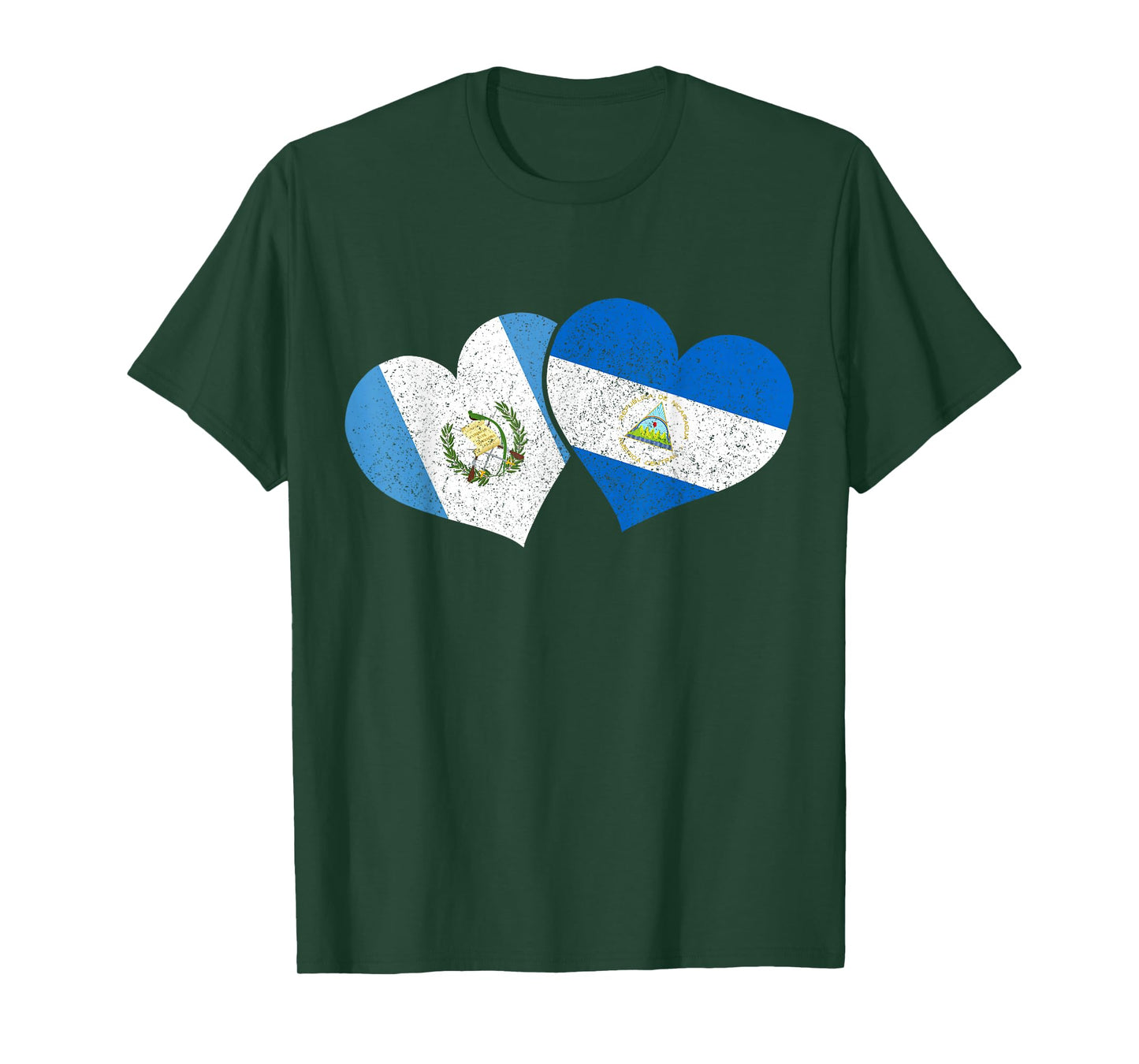 Guatemala Nicaragua Nicaraguan Guatemalan Flag Pride Nica T-Shirt