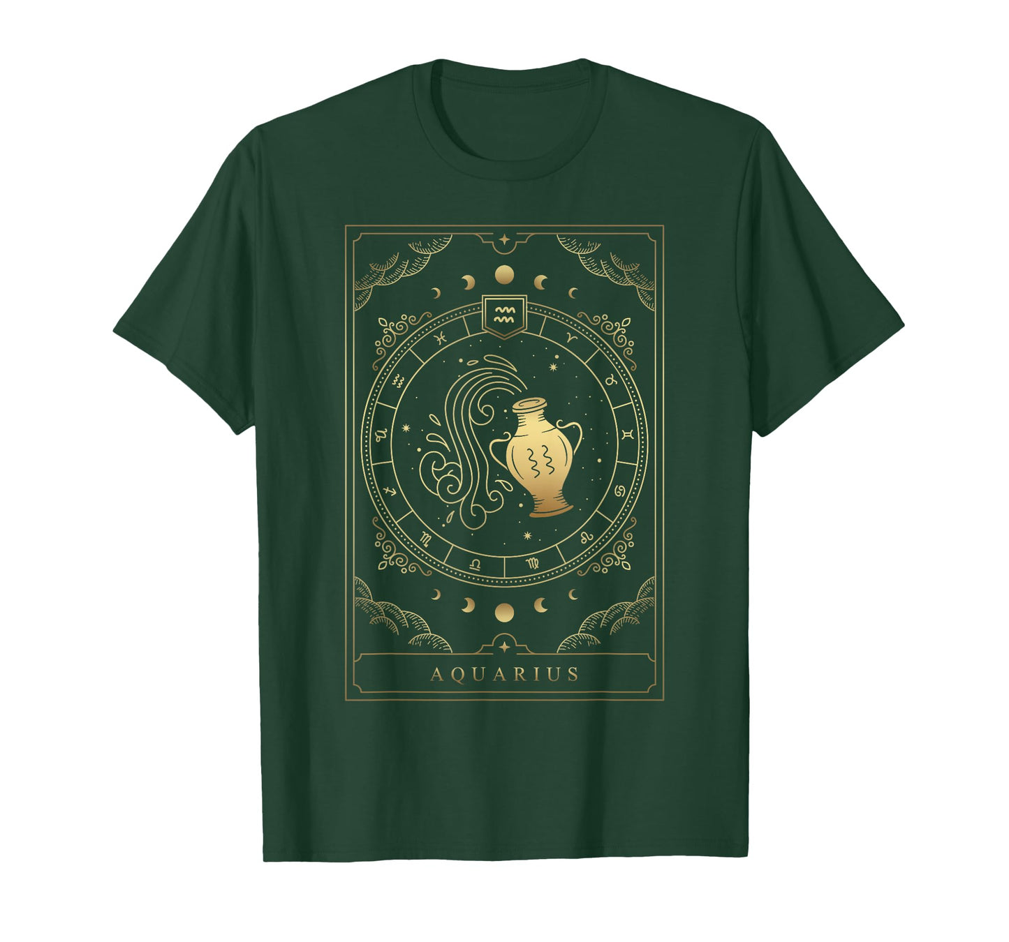 Aquarius Tarot Card Zodiac T-Shirt
