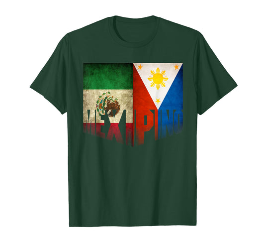 Mexipino Mexican Filipino American Heritage T-Shirt