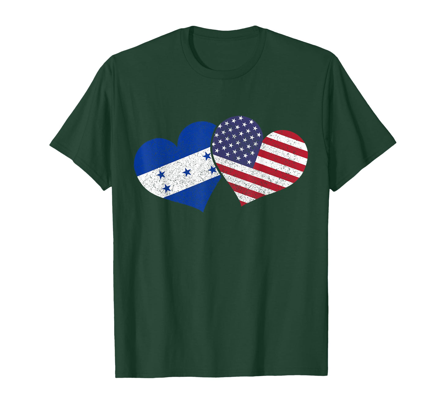 Honduras USA American Honduran Flag Pride Heritage Patriotic T-Shirt