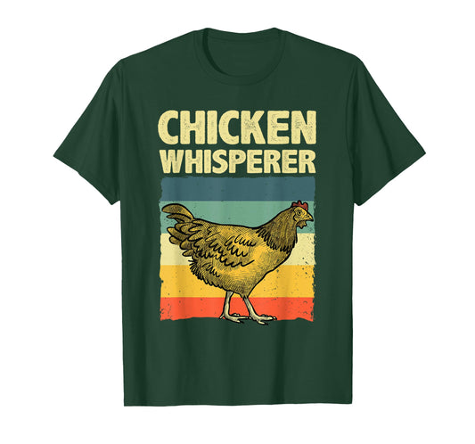 Cute Chicken Whisperer For Men Women Chicken Farmer Lover T-Shirt
