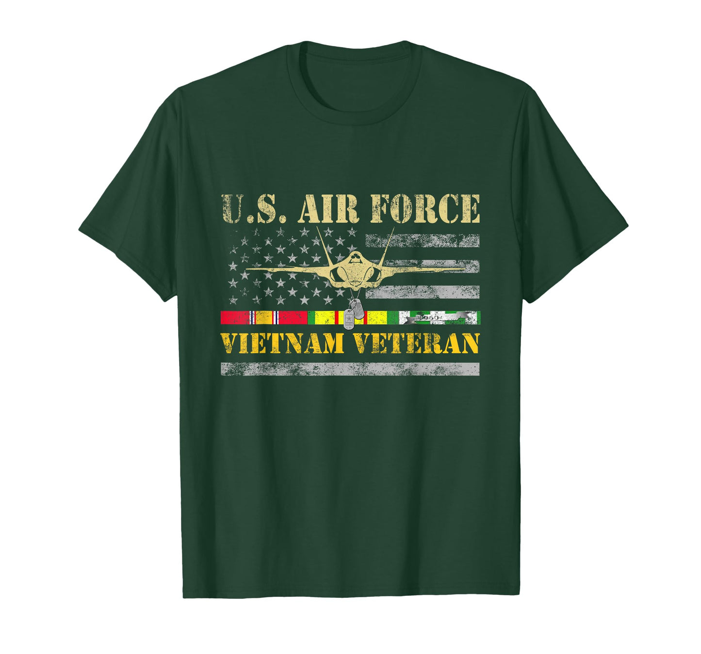 U.S Air Force Vietnam Veteran Shirt USAF Veteran Flag Gift T-Shirt
