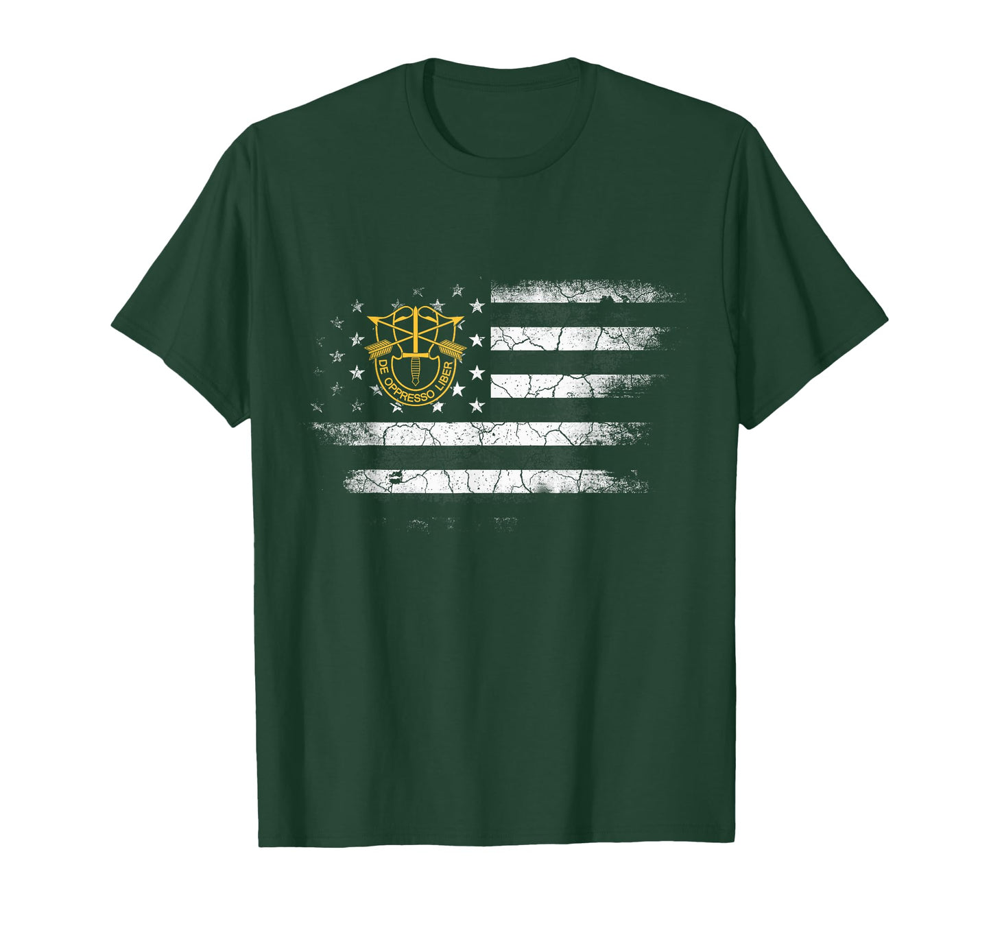 US Army Special Forces Flag Shirt - De Oppresso Liber Gift T-Shirt