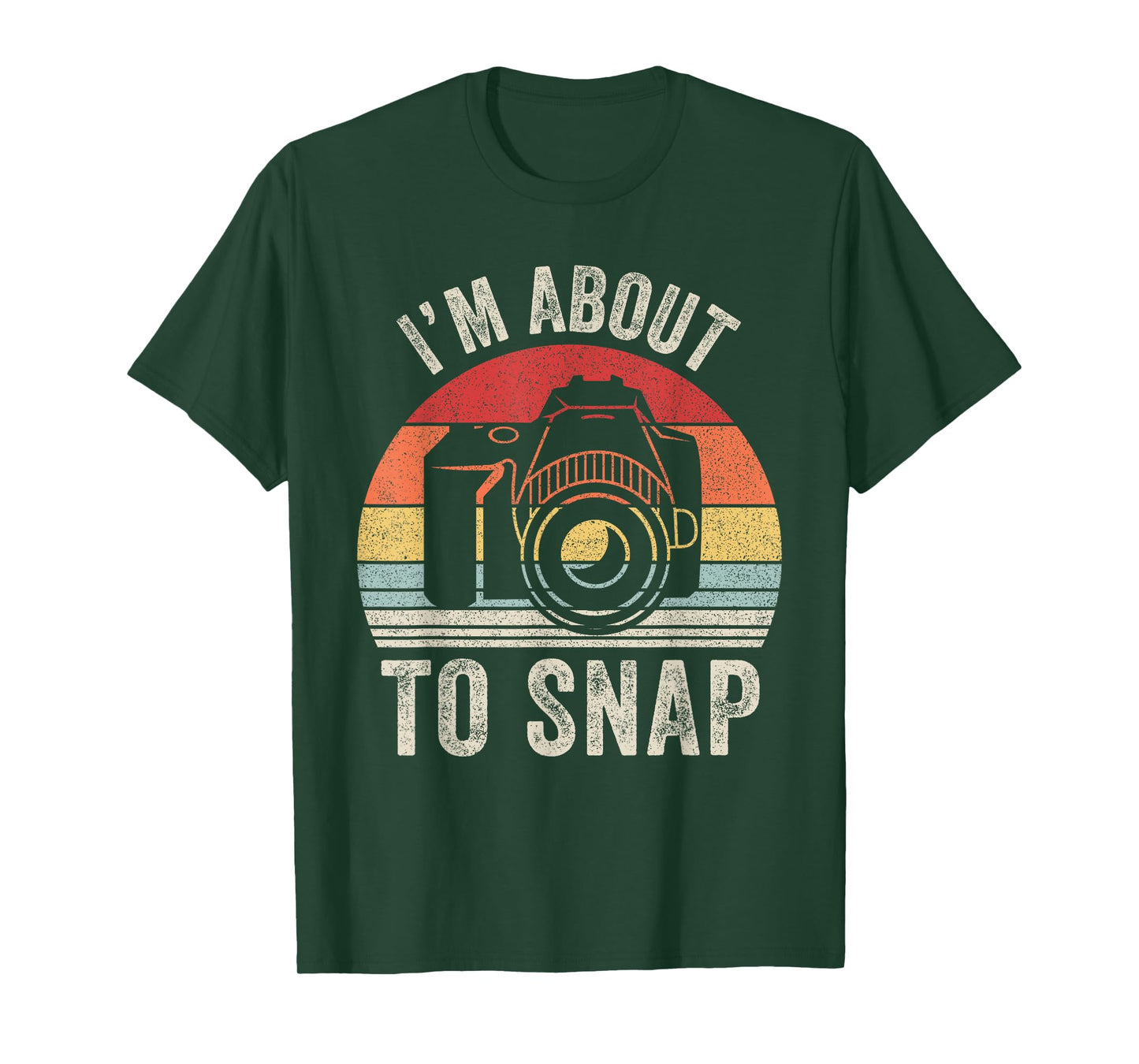 Vintage Retro I'm About To Snap Camera Photographer Gift T-Shirt