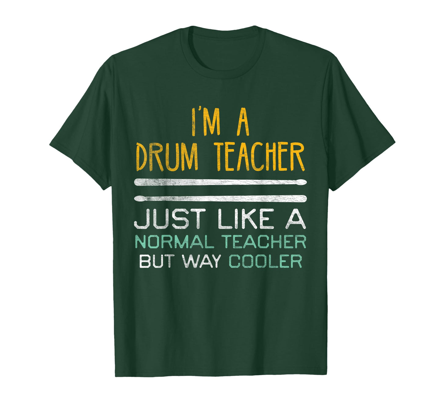 Funny Drum Teacher Shirt Drummer T-Shirts Music Precussion Men Women T-Shirt