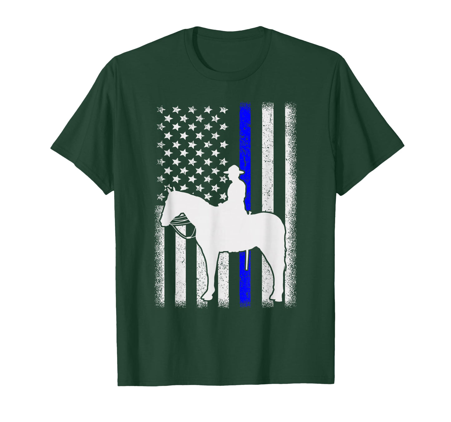 Police Officer Mounted Patrol Cops Law Enforcement T-Shirt