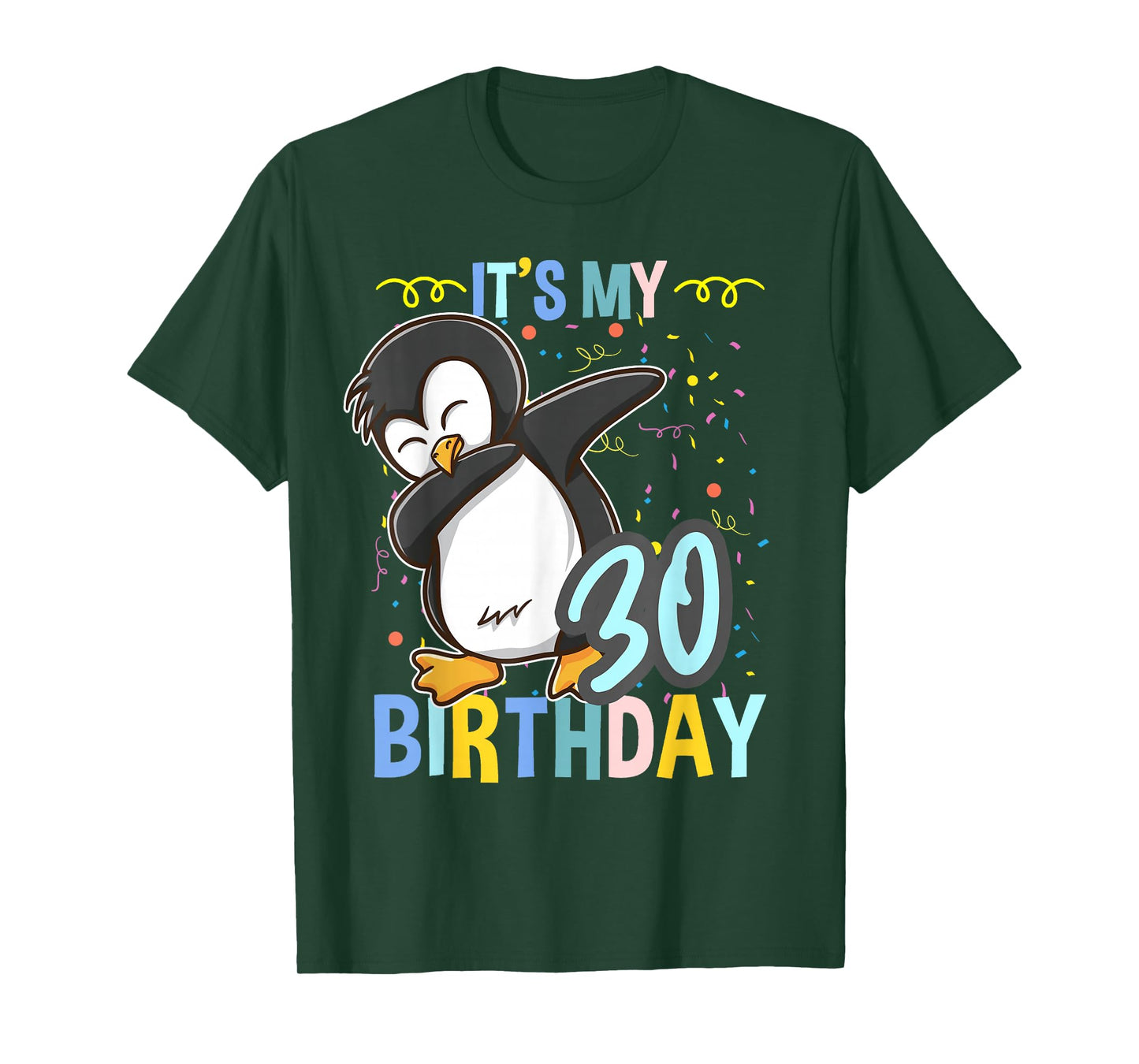 Its My 30th Birthday Dabbing Penguin T-Shirt