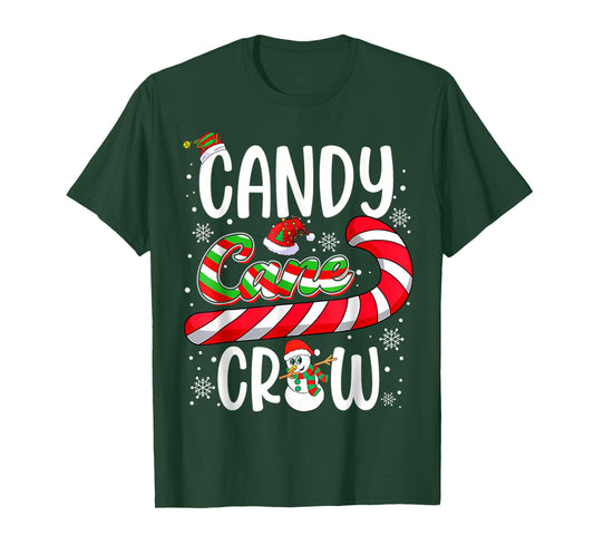 Christmas Candy Cane Funny Holiday Family Matching Pajama PJ T-Shirt