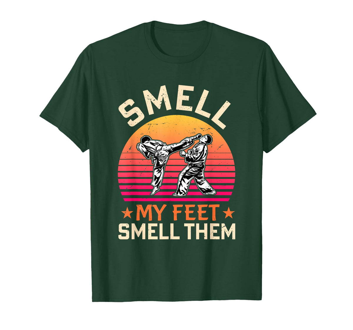 Smell My Feet Smell Them Funny Karate Gi Martial Art Kung Fu T-Shirt