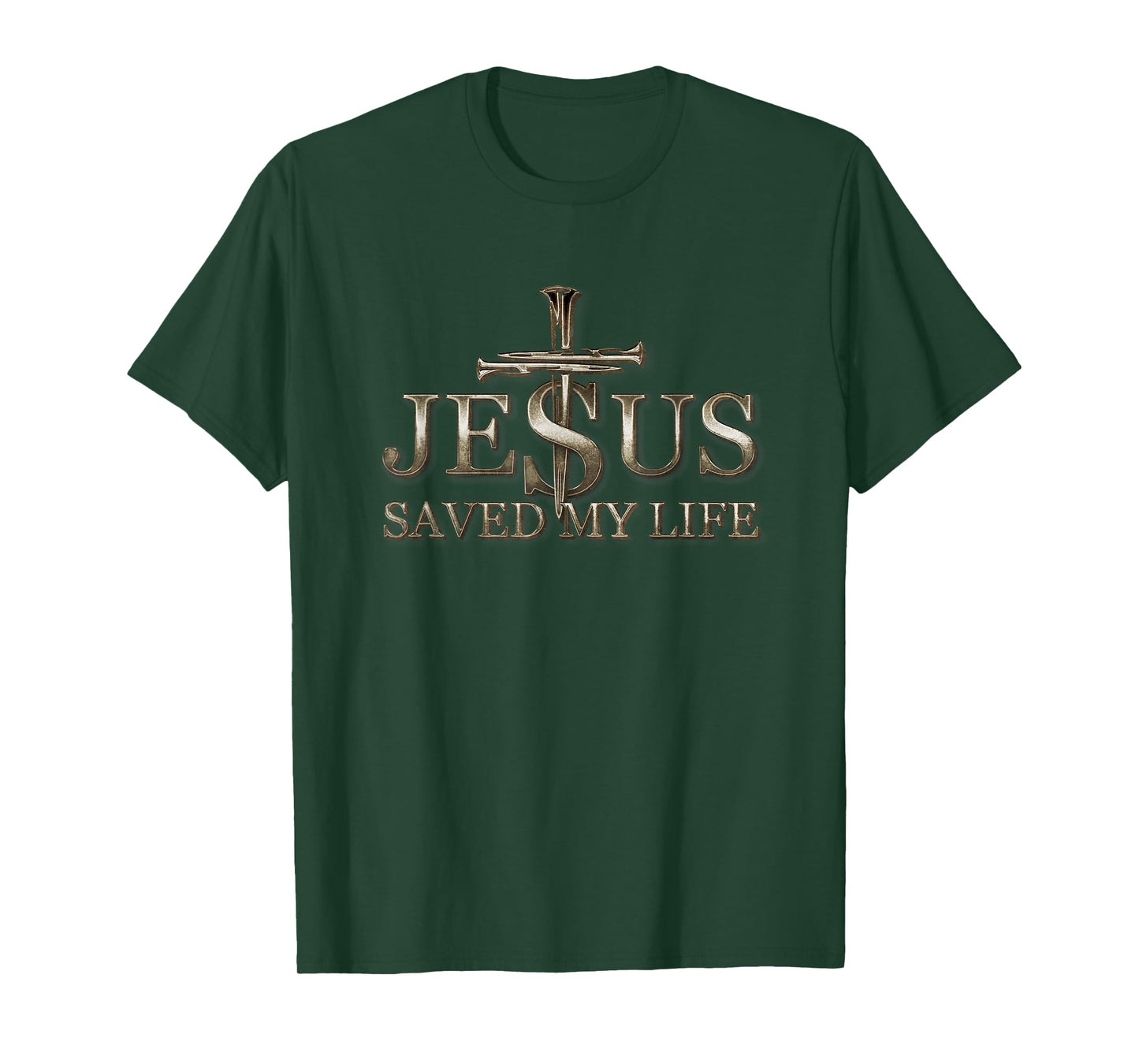 Jesus Christ Saved My Life Gift for Women Men T-Shirt