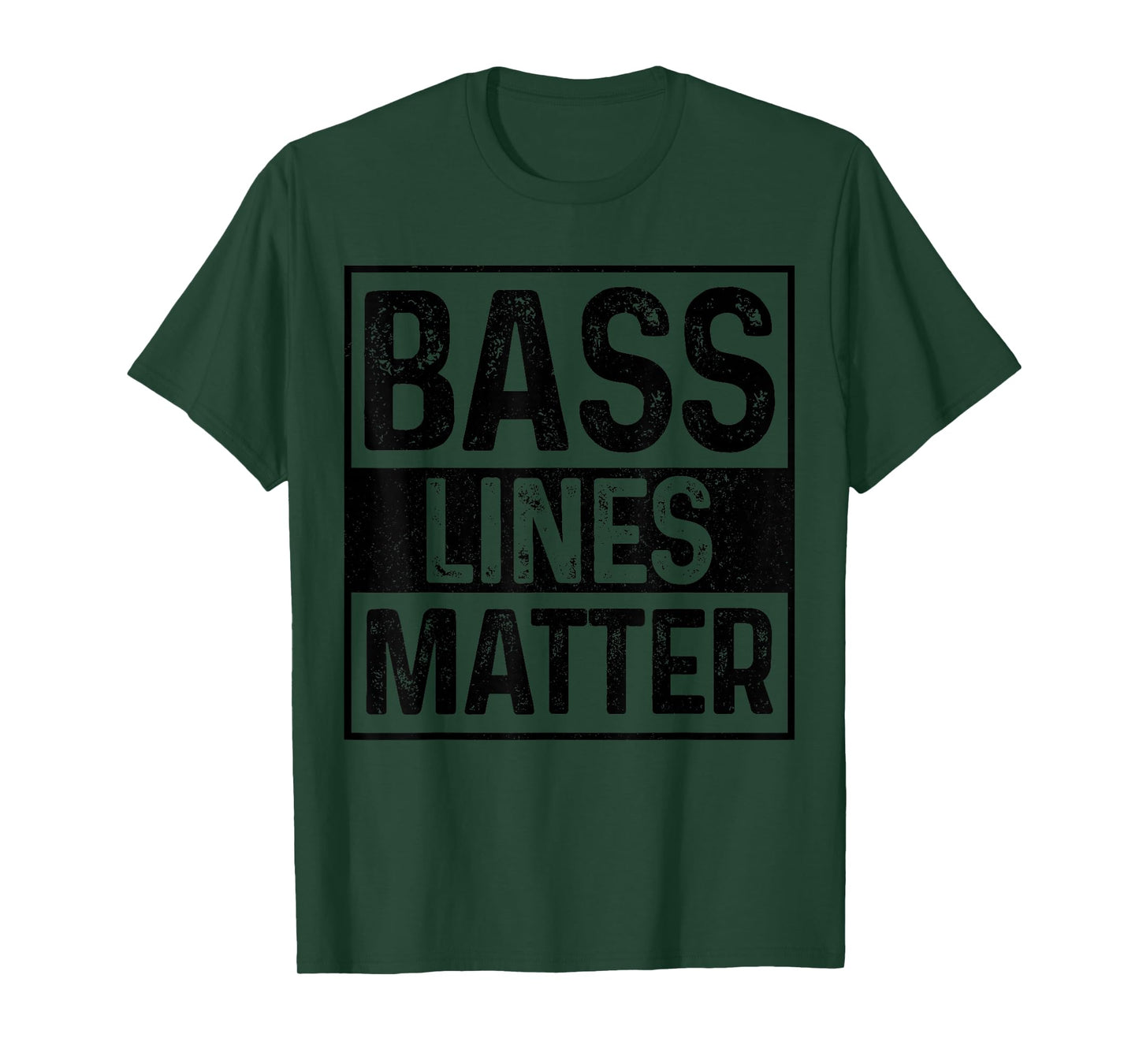 Bass Lines Matter Bass Player Music Producer EDM DnB DJ T-Shirt