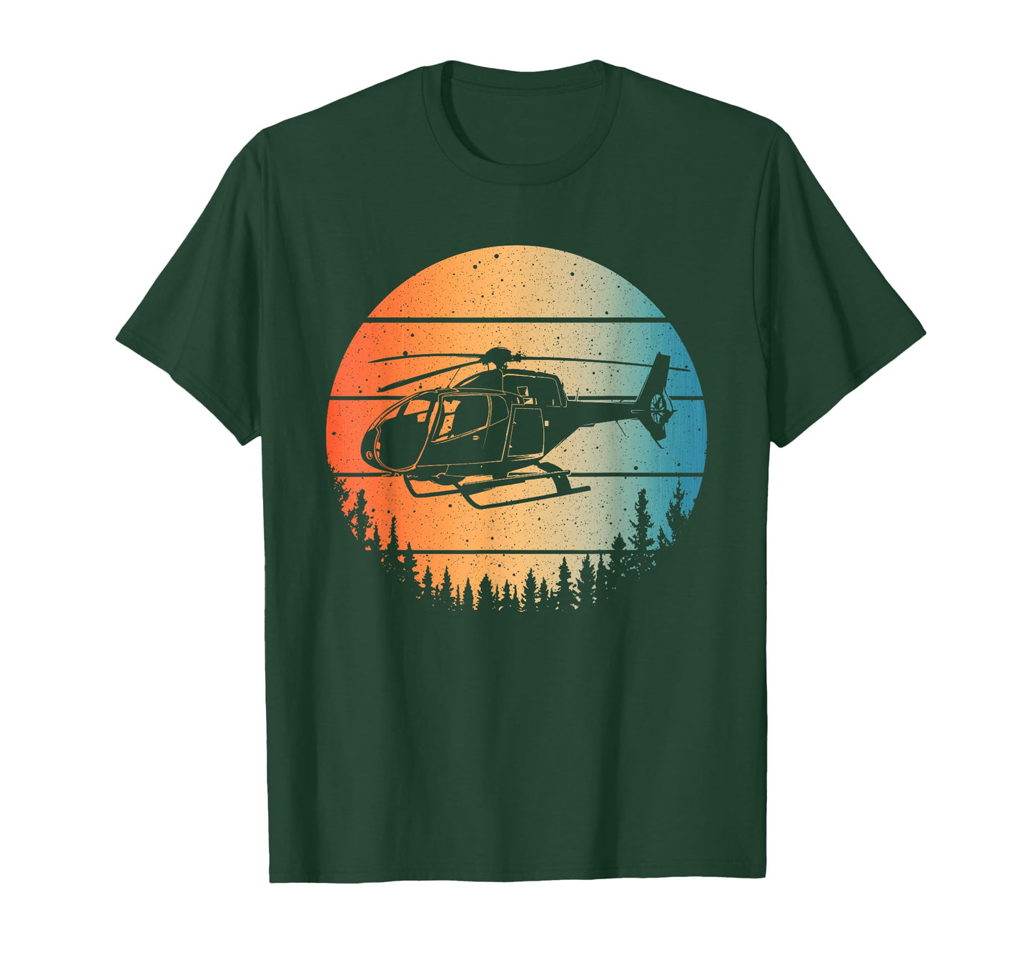 Cute Helicopter Art For Men Women Aviator Helicopter Pilot T-Shirt